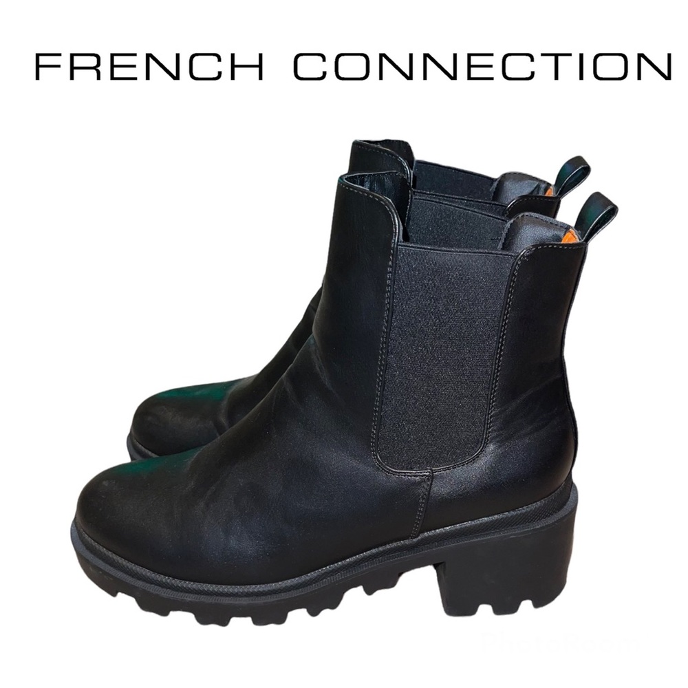 French Connection Leather Chelsea Boots